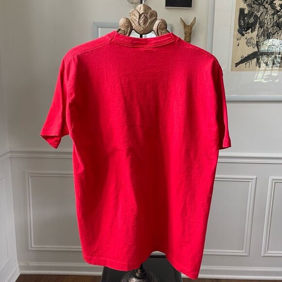 Vintage 90s Mickey & Co Disney Red Autographed Tshirt XL - Picture 10 of 13